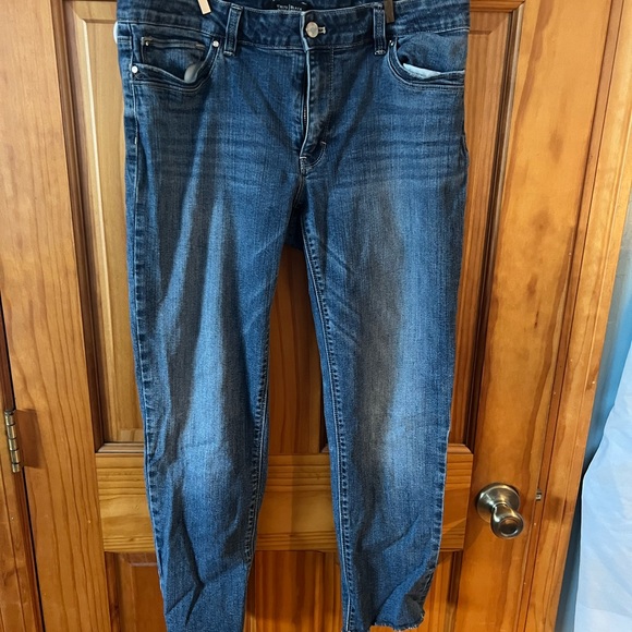 White House Black Market Denim - White House Black Market Indigo Slim Crop Jeans
